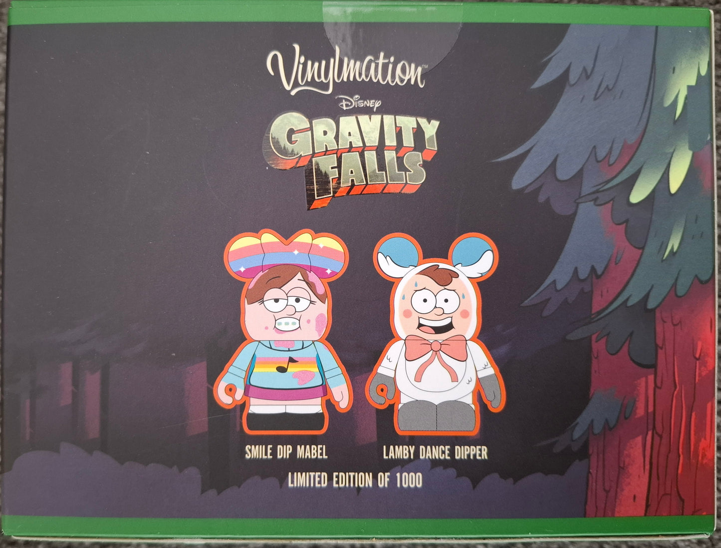 Disney Vinylmation Gravity Falls – Smile Dip Mabel and Lamby Dance Dipper – Limited Edition Sealed Set